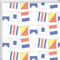 COAST flags Gift Wrap by Sara Fitz