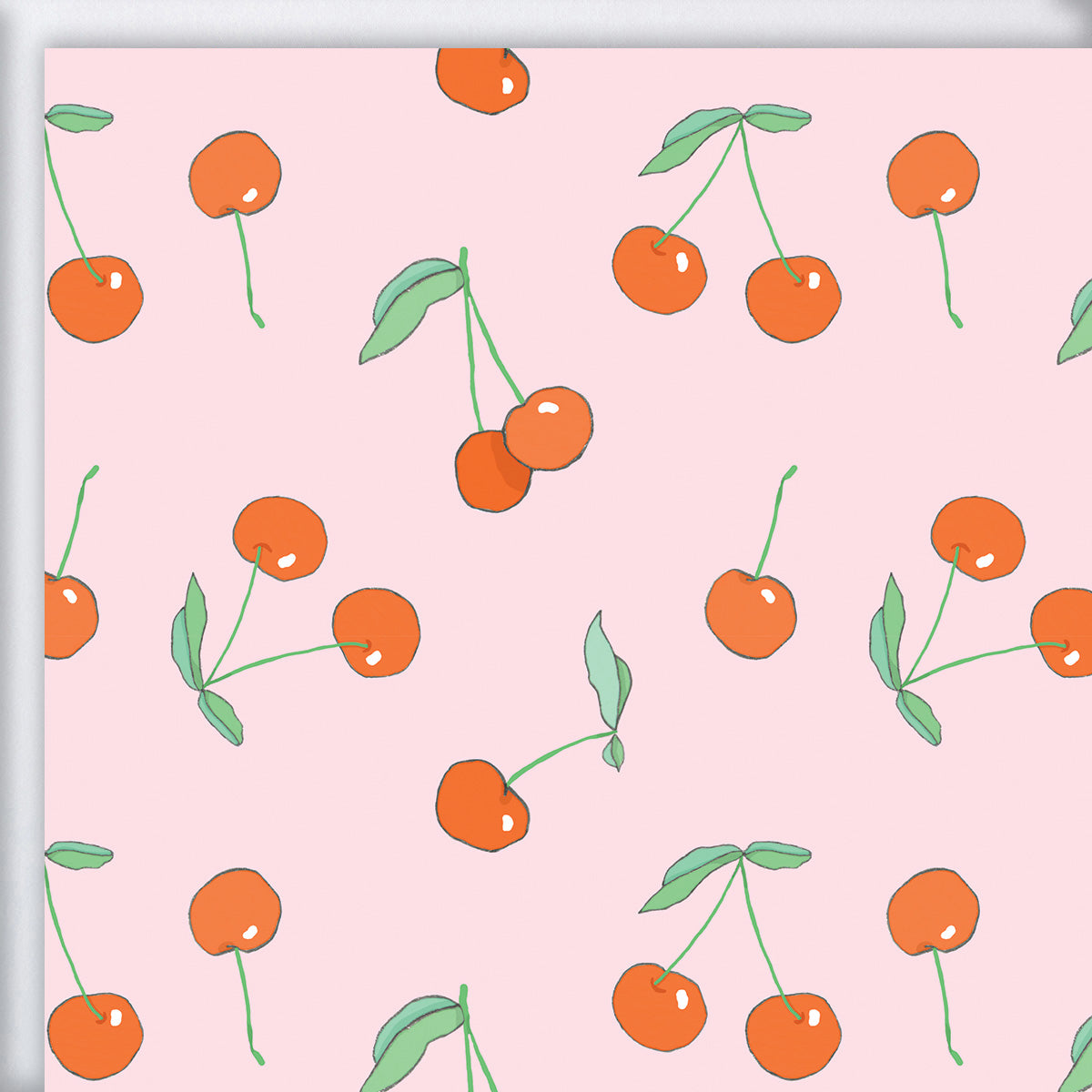 Cherries Gift Wrap by Sara Fitz