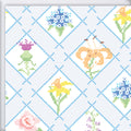 Cross Stitch Floral Gift Wrap