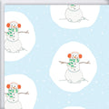 Happy Snowman Gift Wrap by Sara Fitz