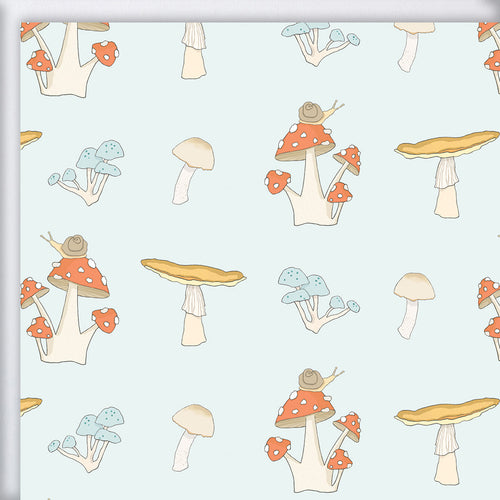 Mushroom Gift Wrap by Sara Fitz