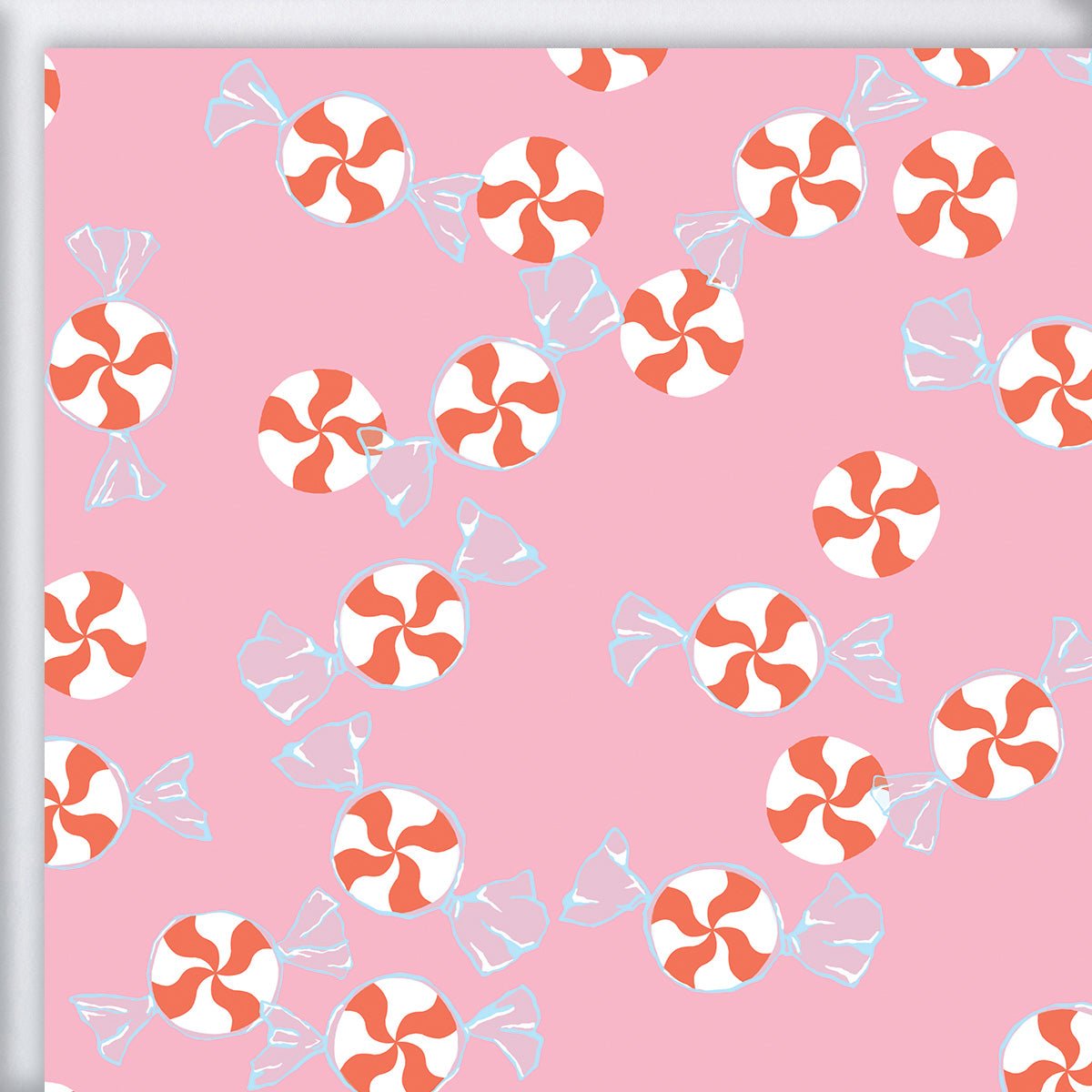 Peppermint Candy Gift Wrap by Sara Fitz