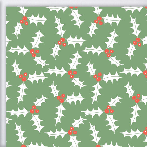 Holly Gift Wrap by Sara Fitz