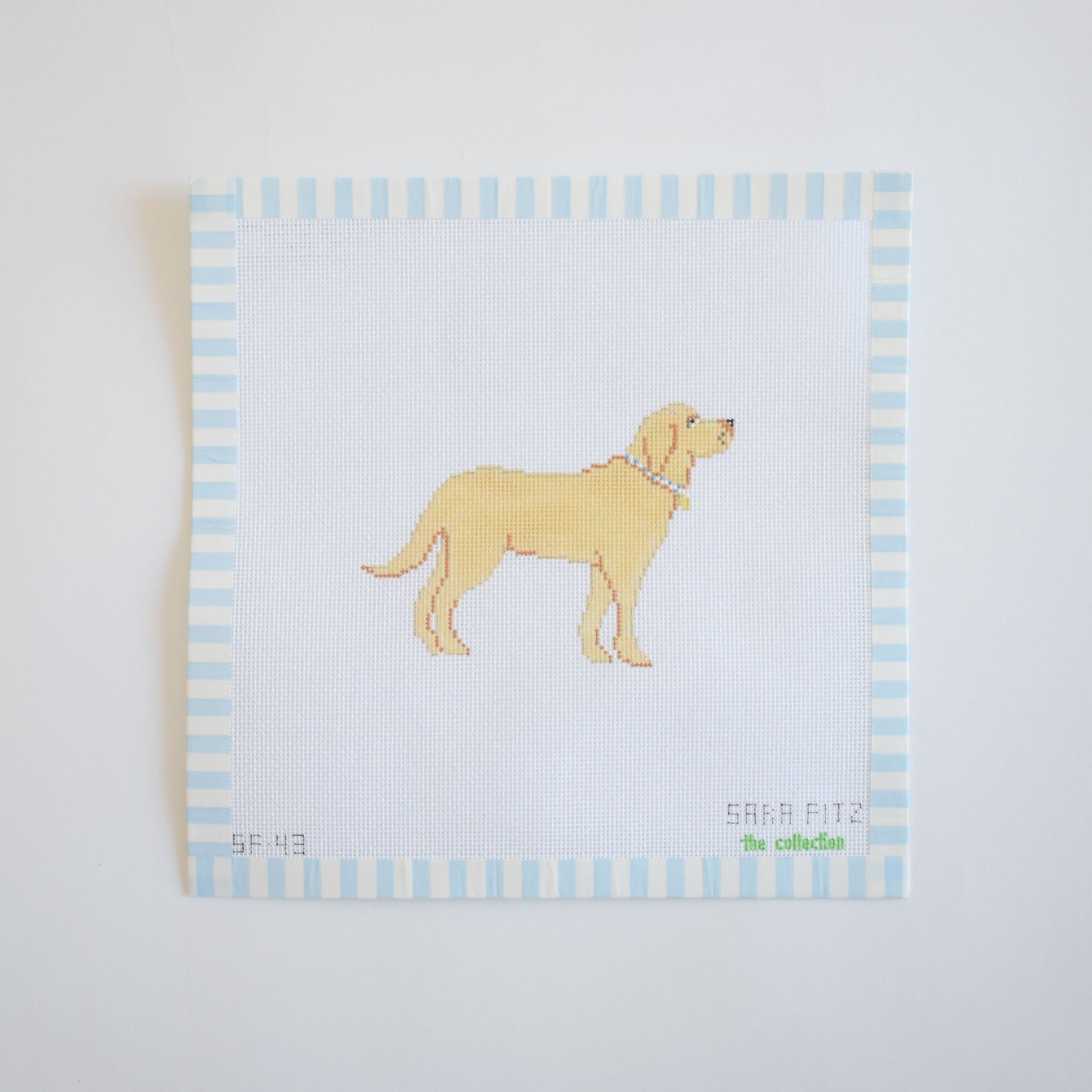 Golden Pup Needlepoint