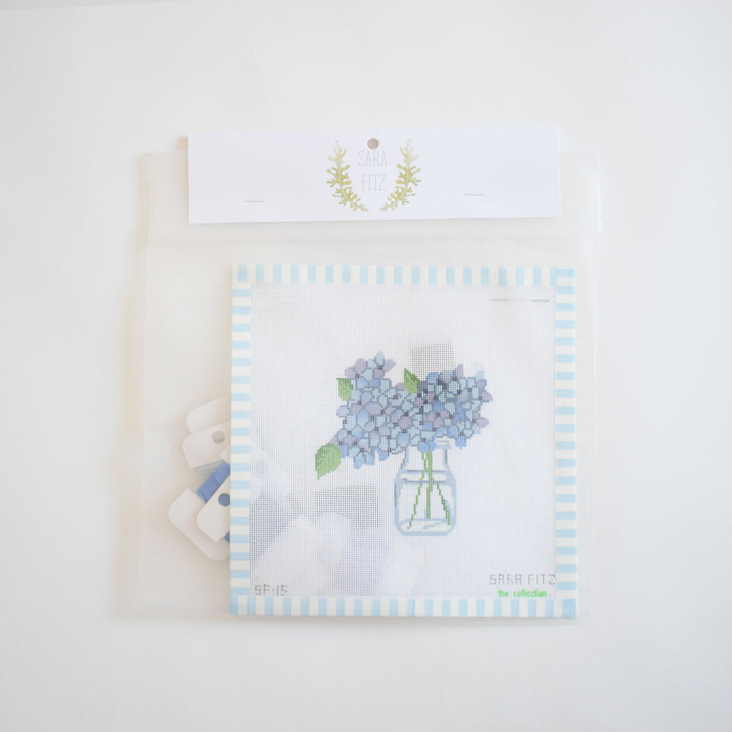 Hydrangea Needlepoint