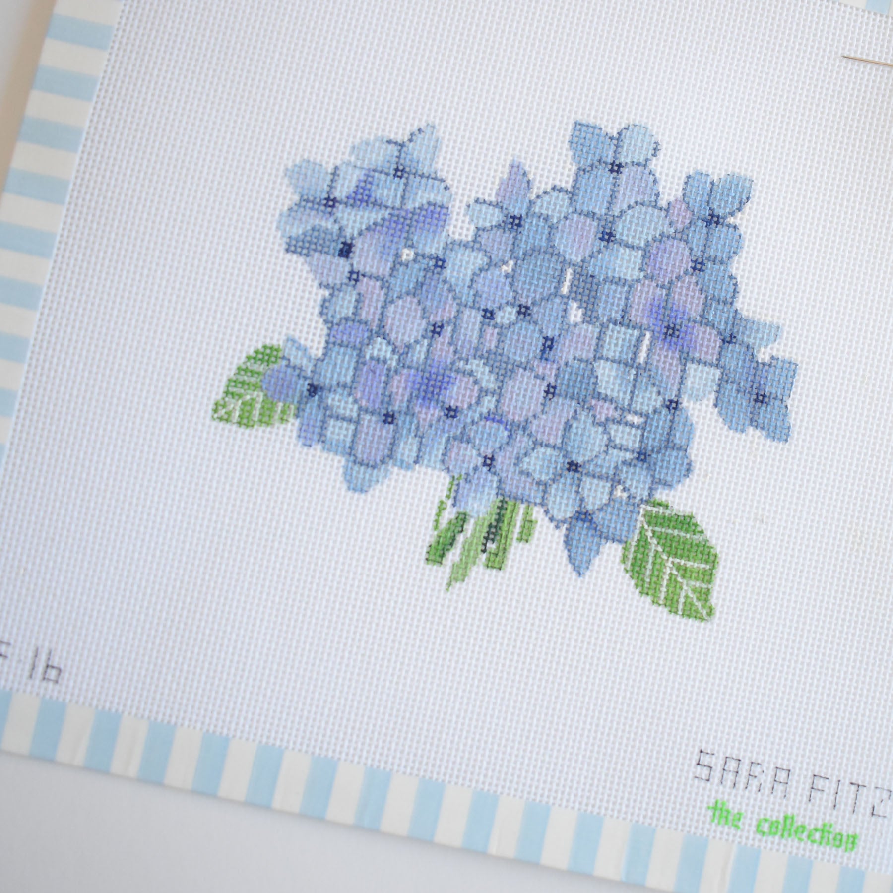 Hydrangea Bloom Needlepoint