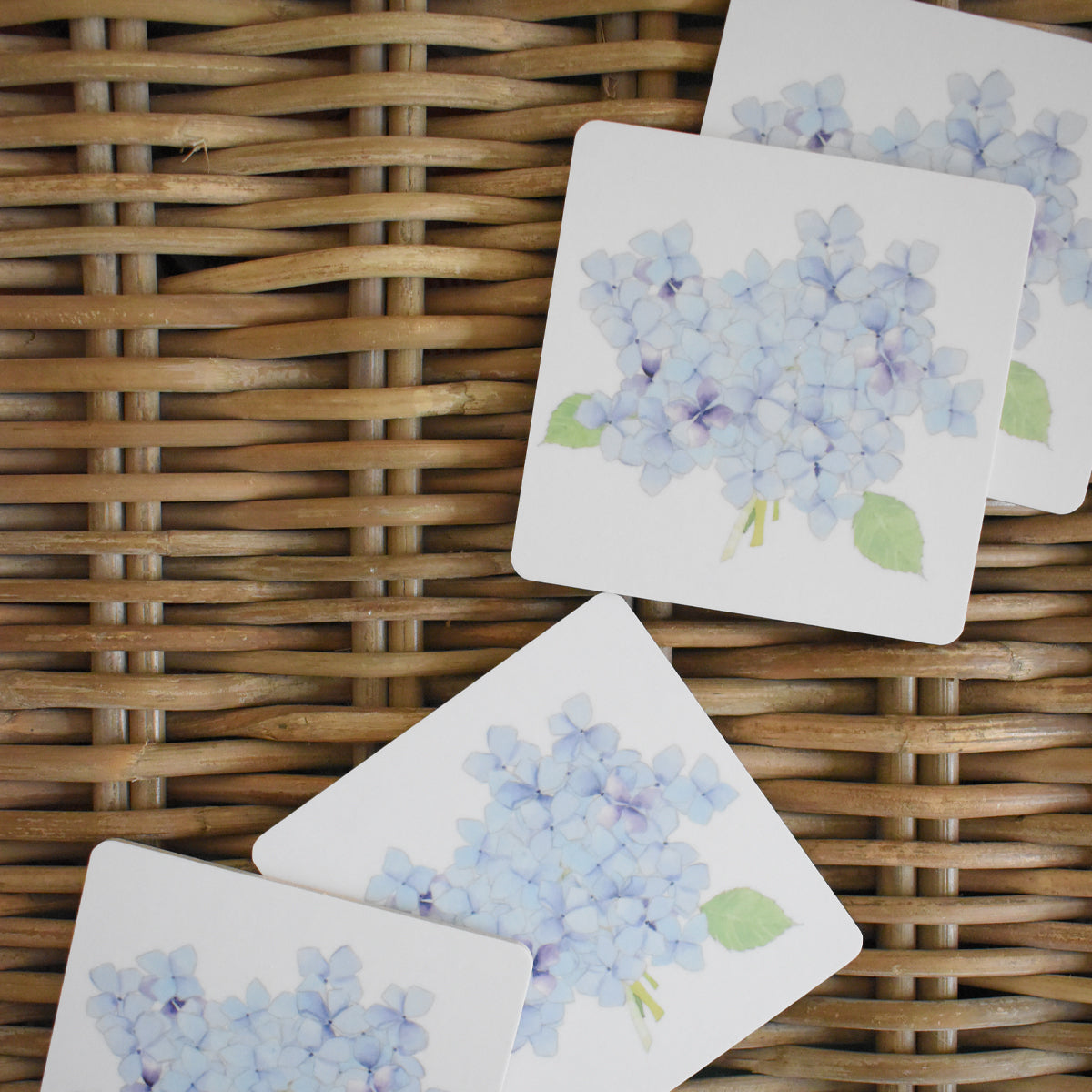Hydrangea Coaster Set