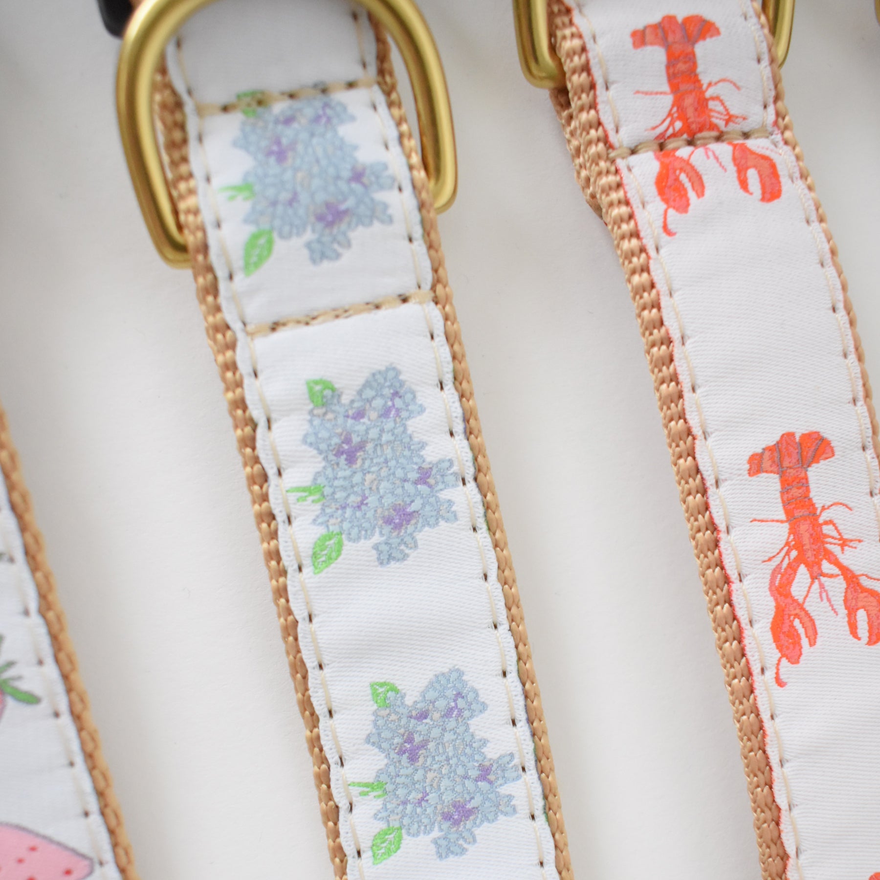 Dog Collar, Hydrangea by Sara Fitz