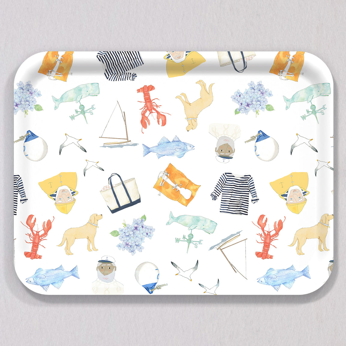 Large Sara Fitz Classics Tray by Sara Fitz
