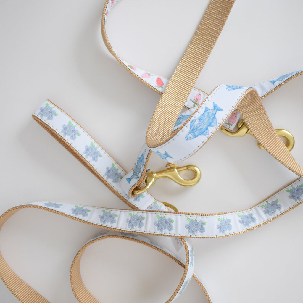 Dog Leash, Hydrangea by Sara Fitz