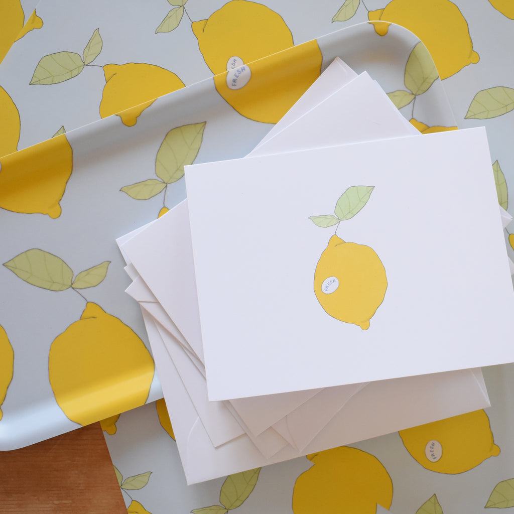 Small Lemon Tray by Sara Fitz