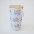 Large Hydrangea Bamboo Food Storage by Sara Fitz