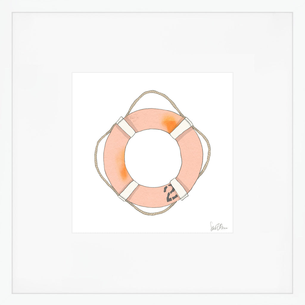Life Ring Art Print by Sara Fitz