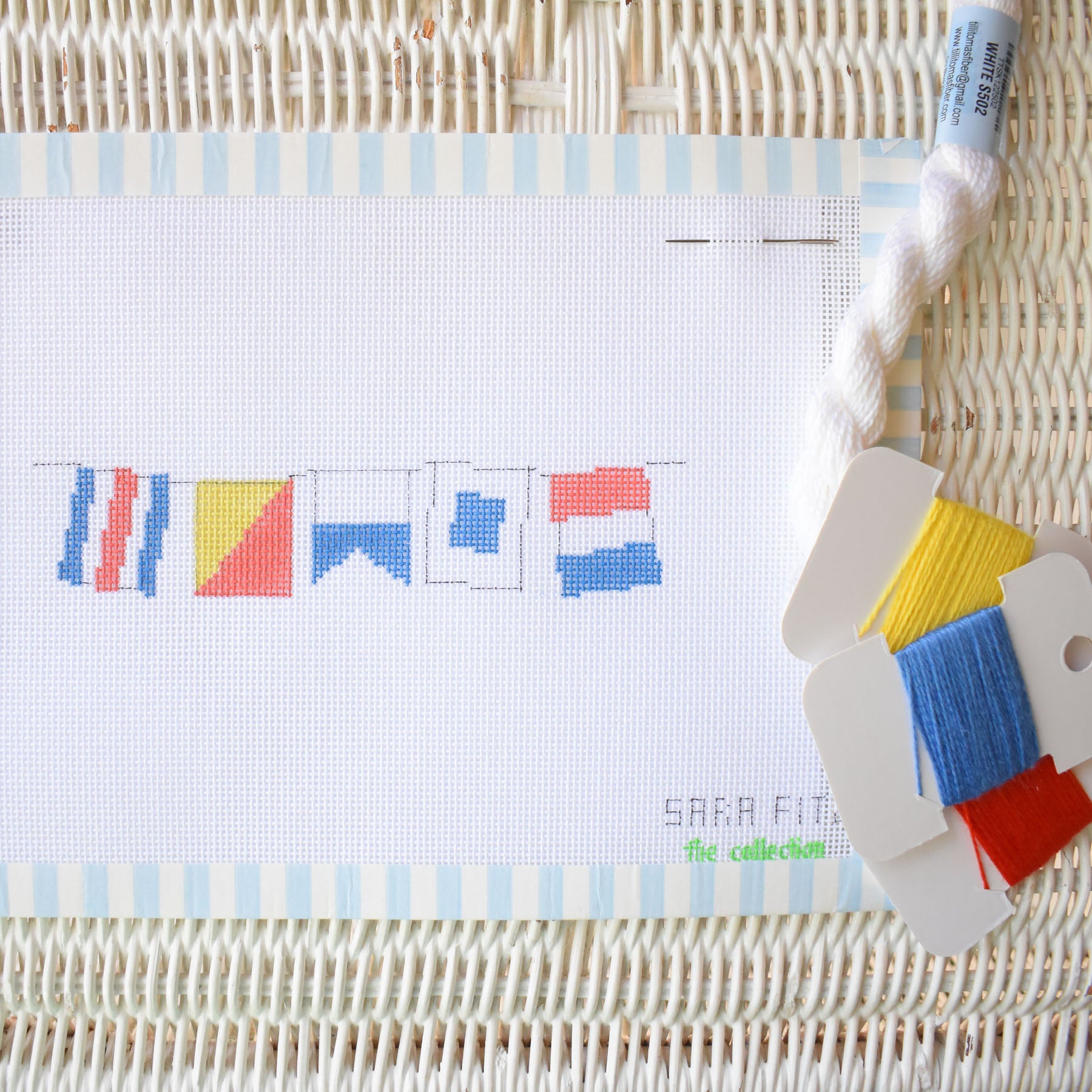 COAST flags Needlepoint