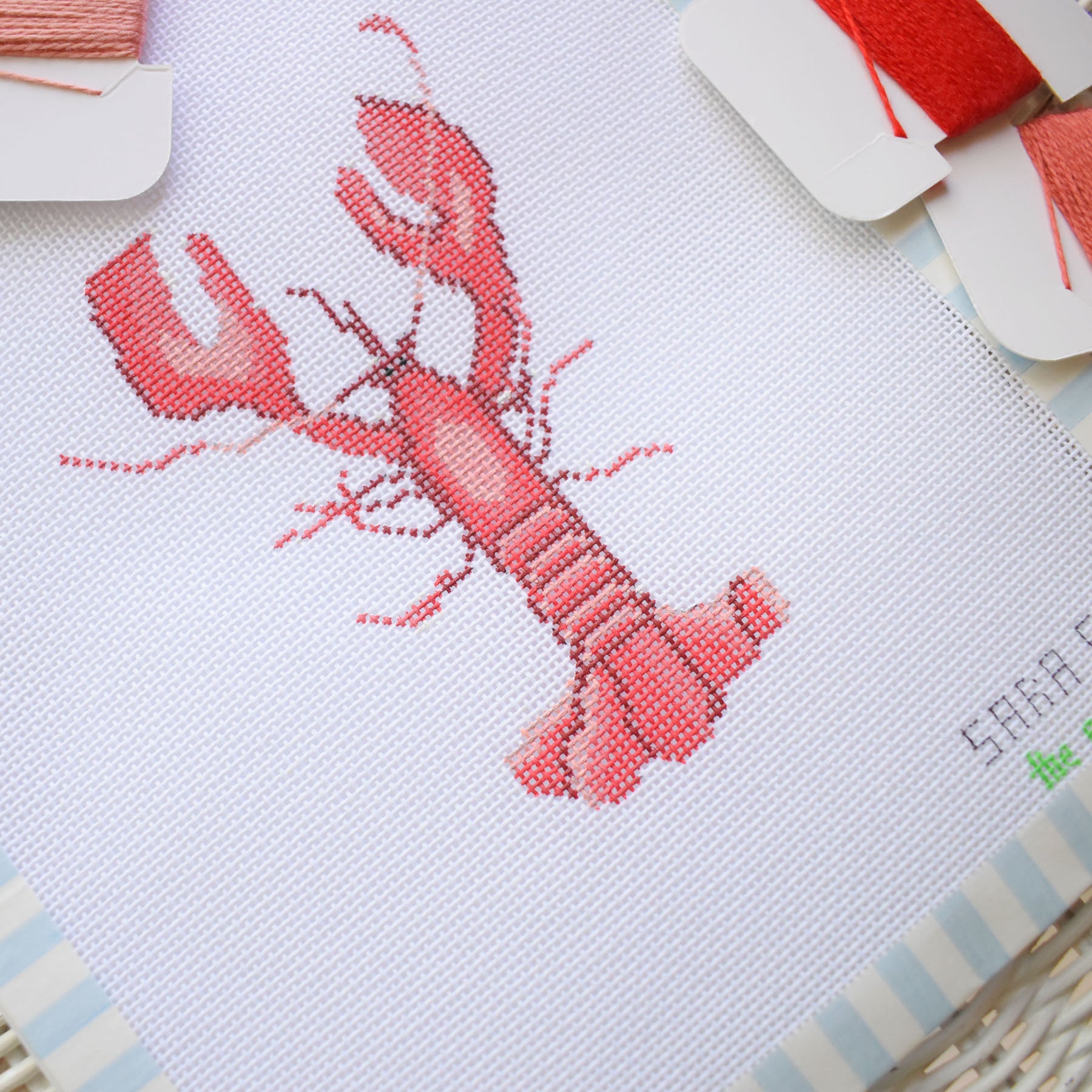 Lobster Needlepoint