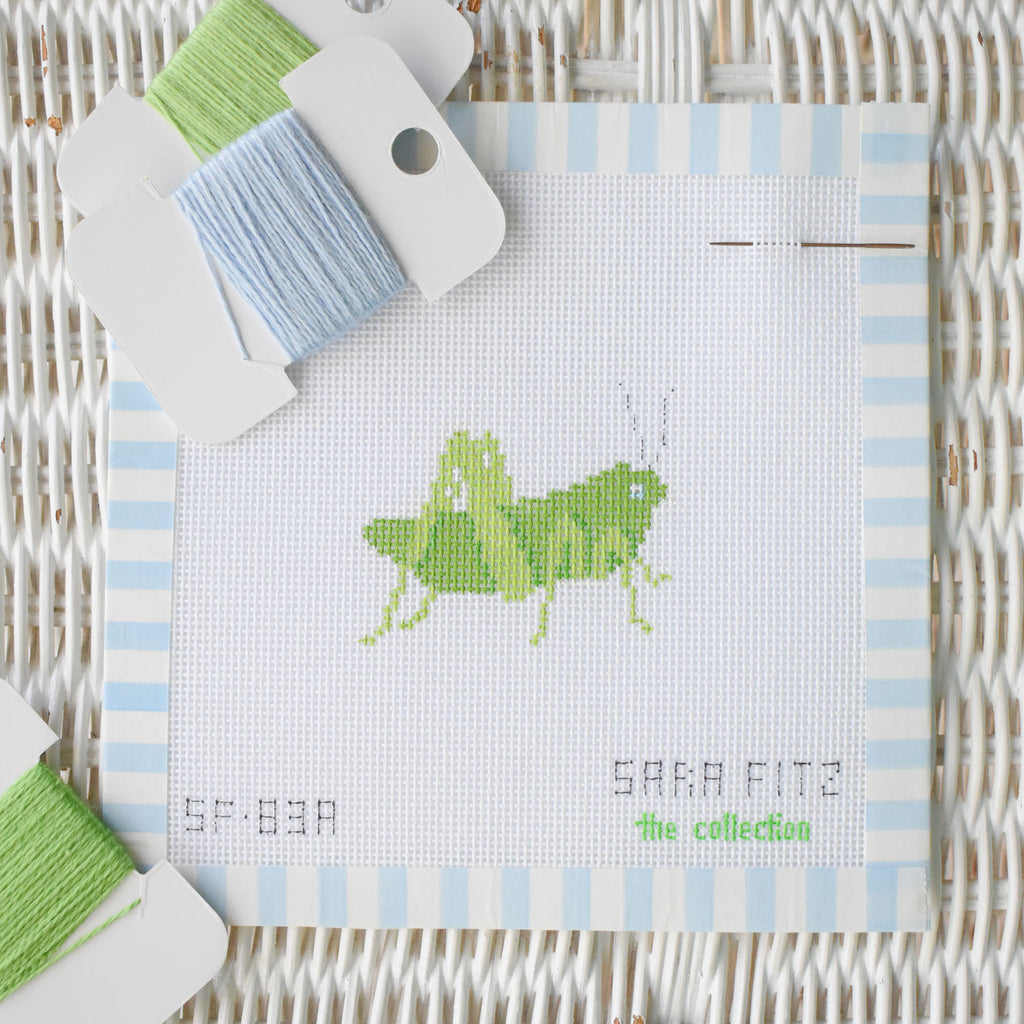 MINI Grasshopper Needlepoint