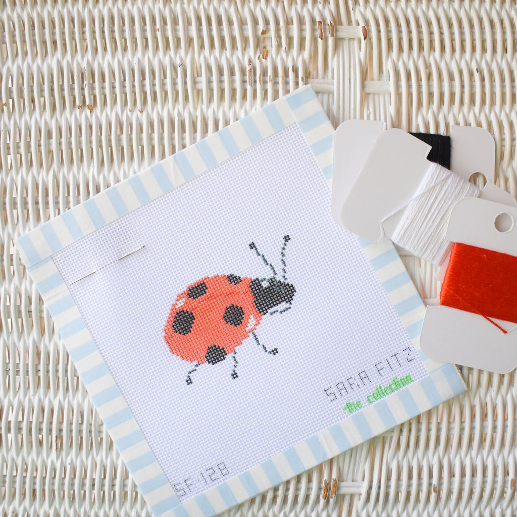 MINI Ladybug Needlepoint