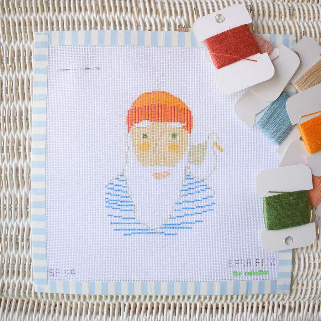 Skipper Stripes Needlepoint