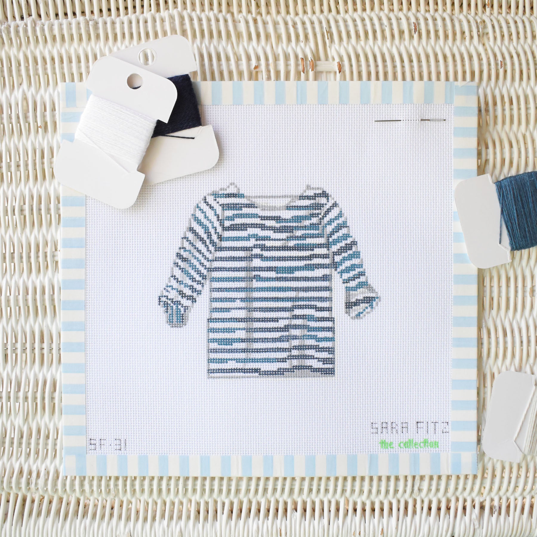 Striped Shirt Needlepoint