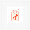 Lobster Bib Art Print