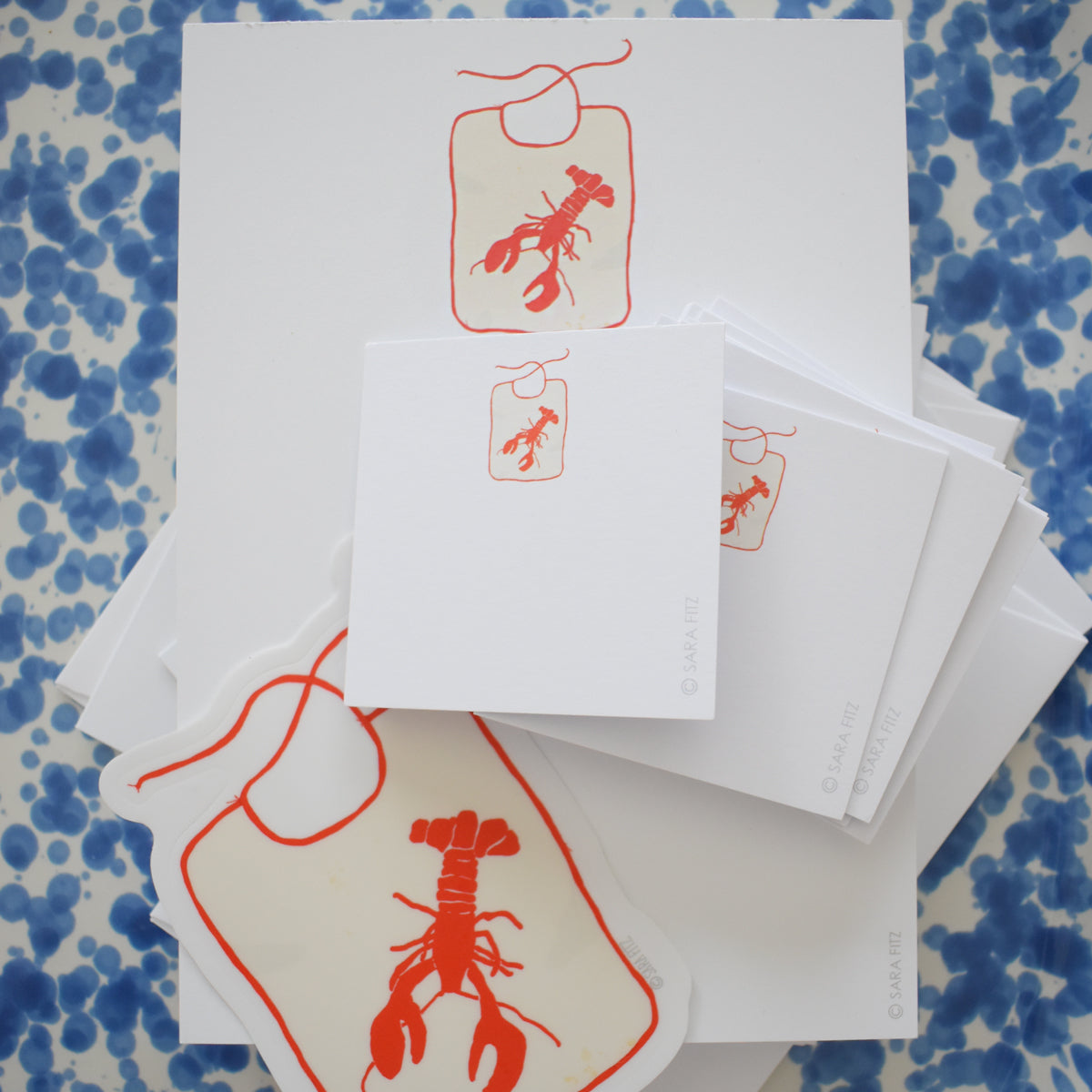 Lobster Bib Notepad