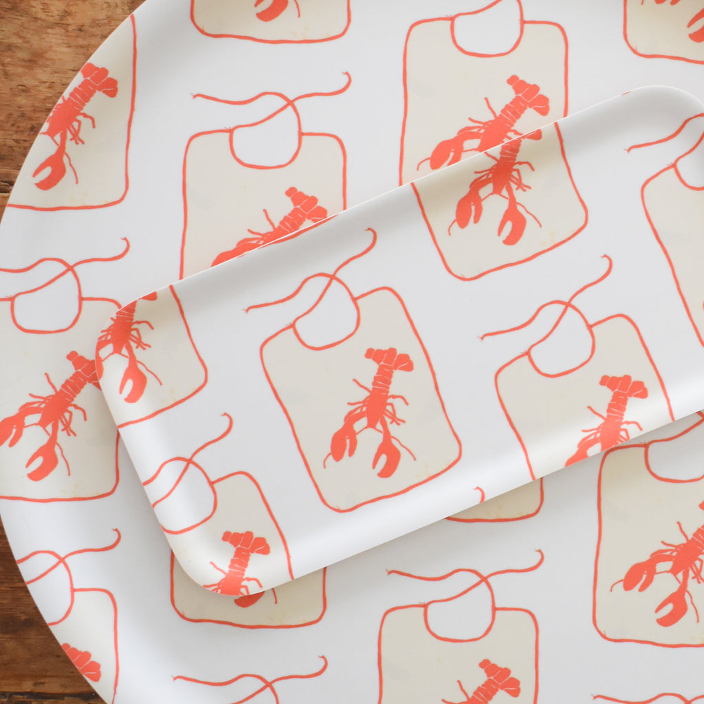 Small Lobster Bib Tray