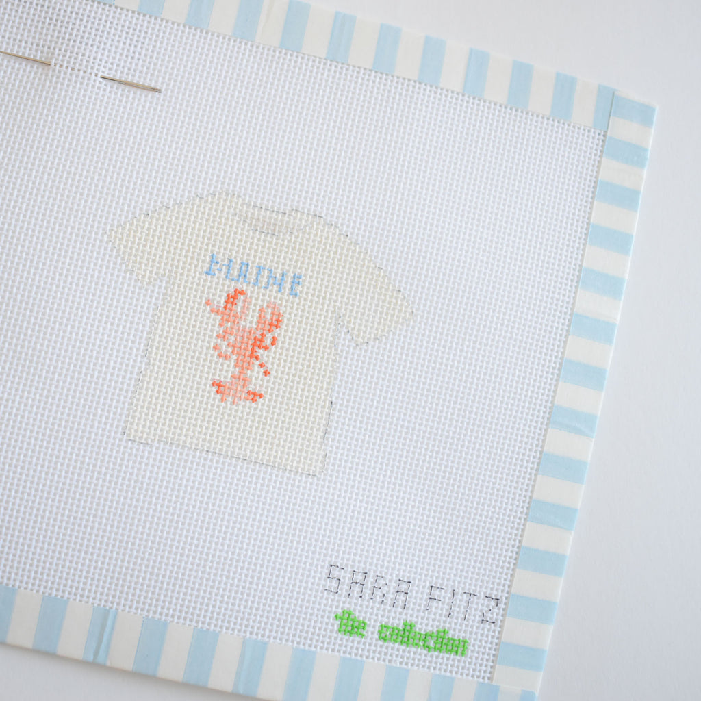MINI Maine Tee Needlepoint