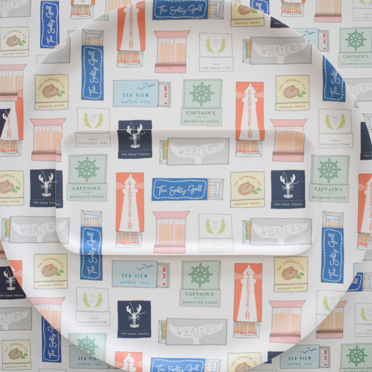 Coastal Matchbox Round