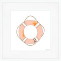 Life Ring Mega Art Print by Sara Fitz