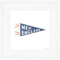 New England Pennant Mega Art Print by Sara Fitz