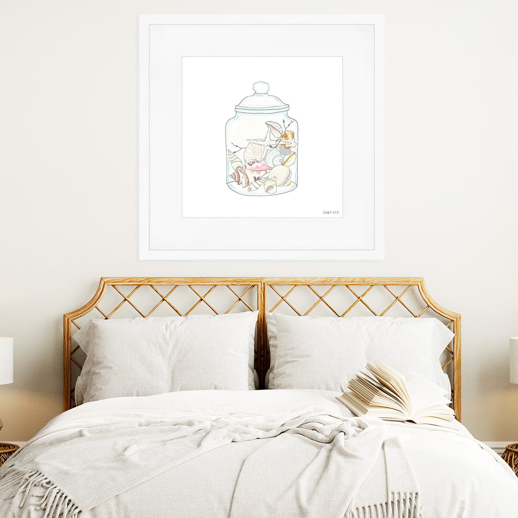 The Shell Jar Mega Art Print by Sara Fitz