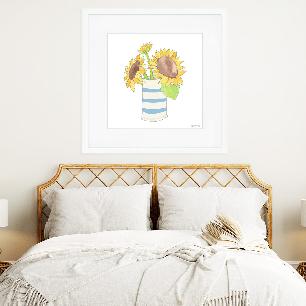 Sunflowers Mega Art Print by Sara Fitz