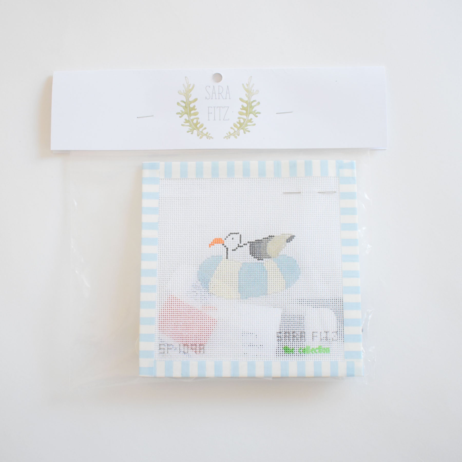 MINI Floating Gull Needlepoint