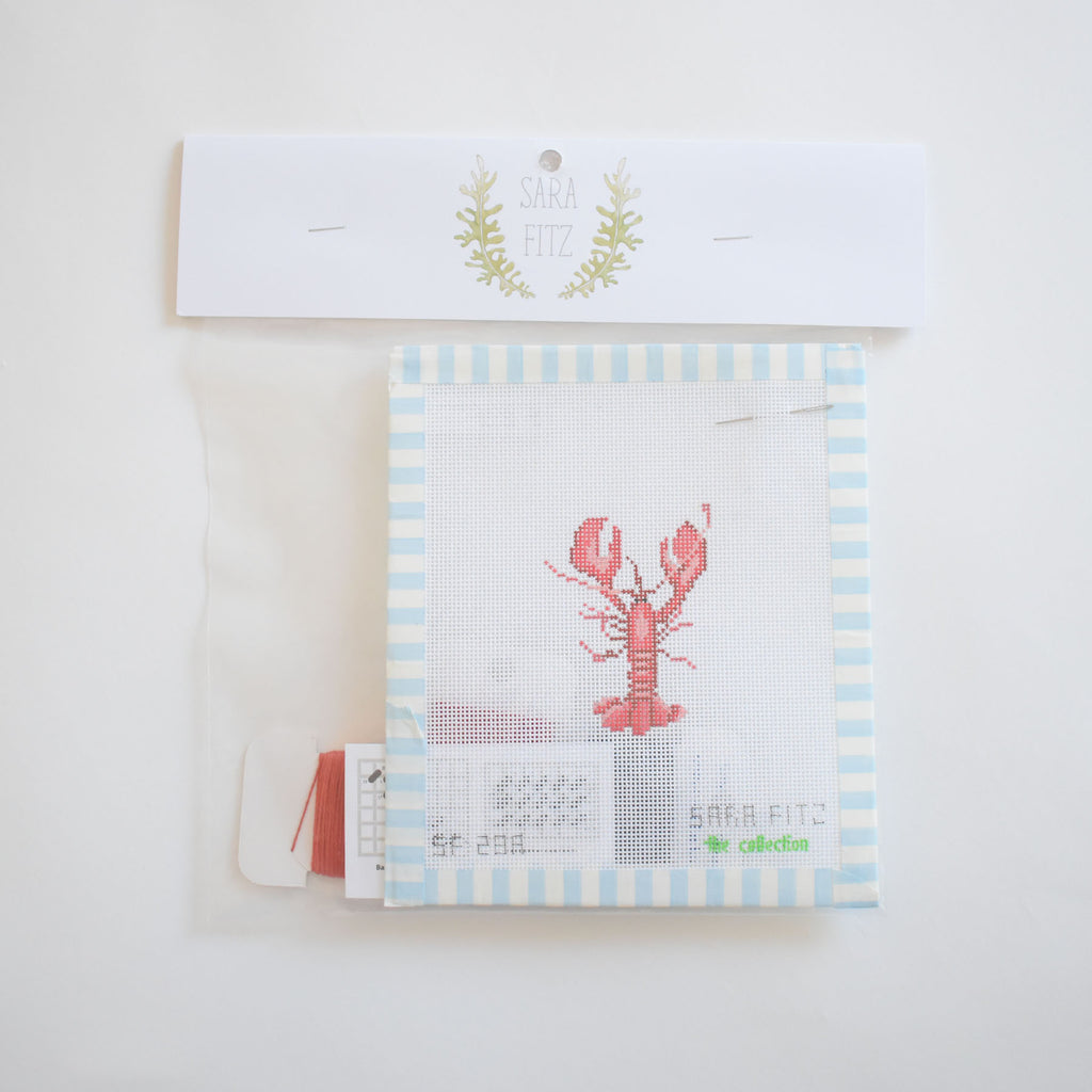 MINI Lobster Needlepoint