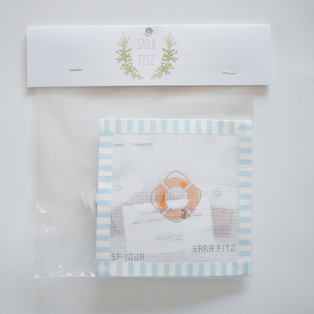 MINI Life Ring Needlepoint