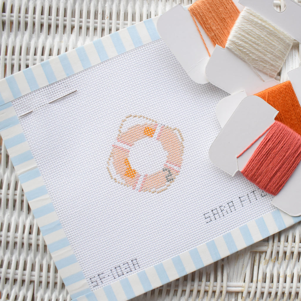 MINI Life Ring Needlepoint