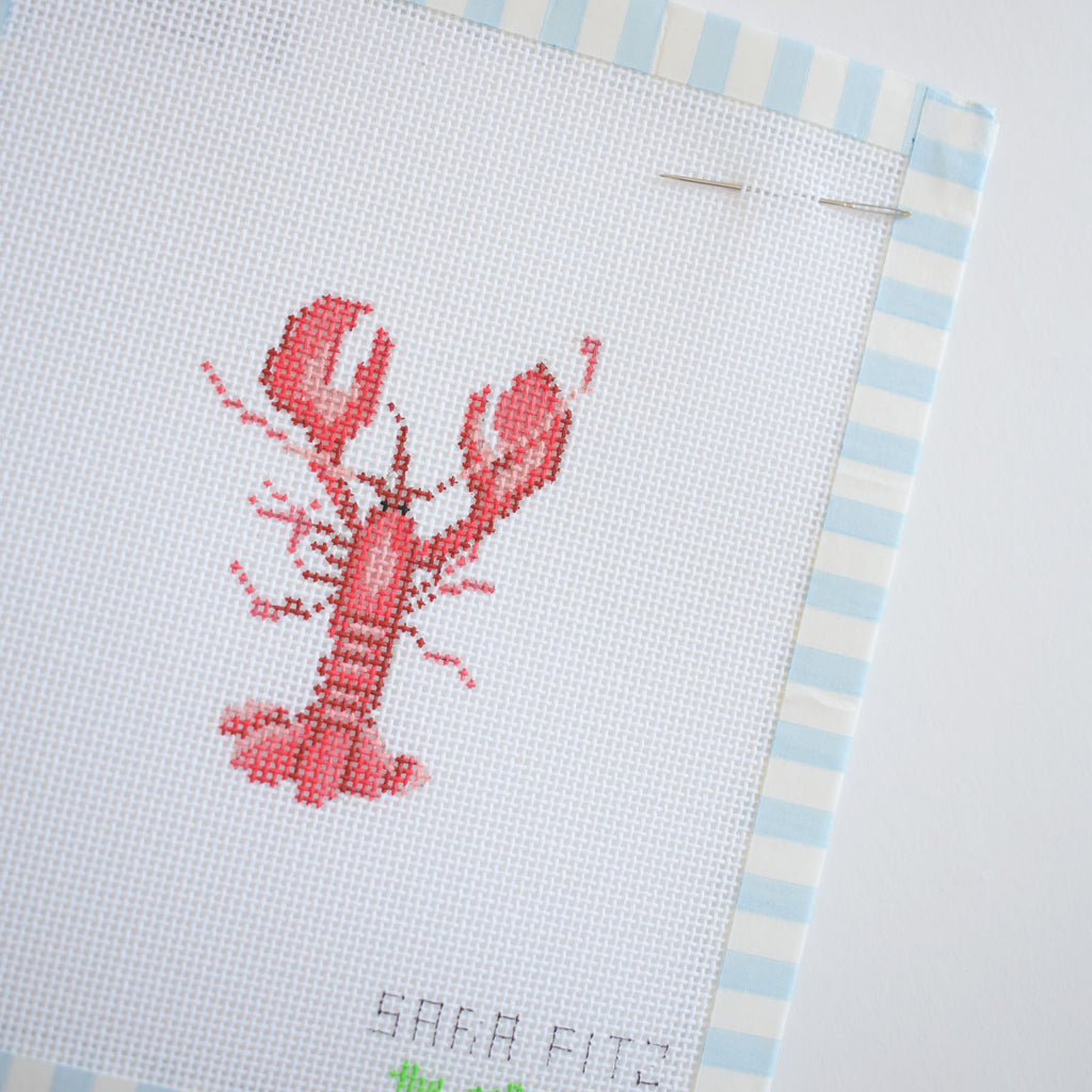 MINI Lobster Needlepoint