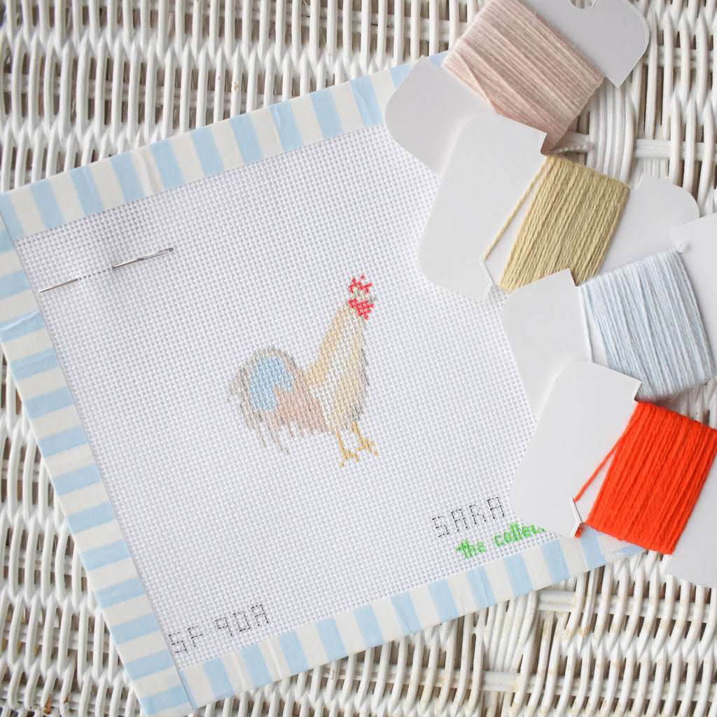 MINI Rooster Needlepoint