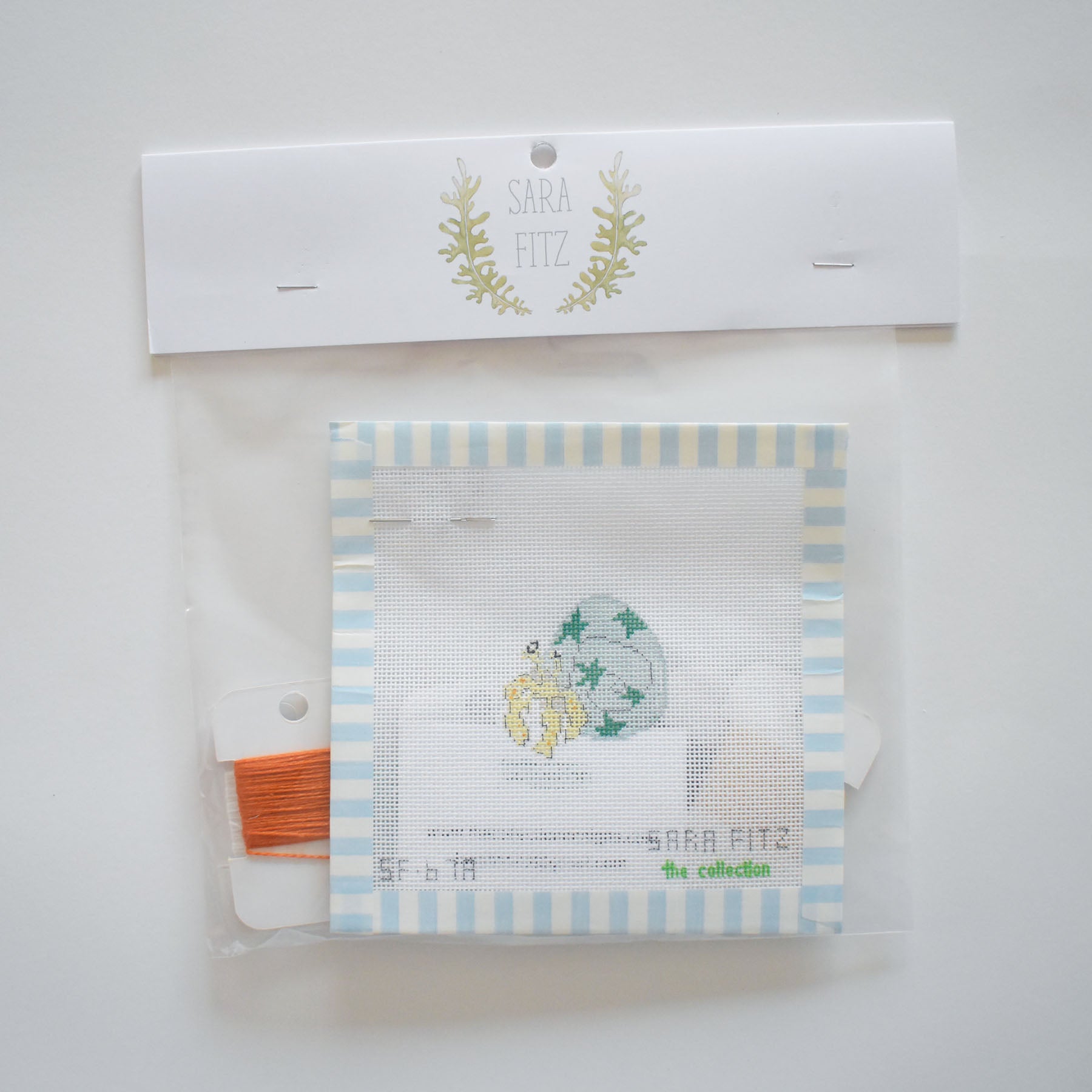 MINI Star Hermit Crab Needlepoint