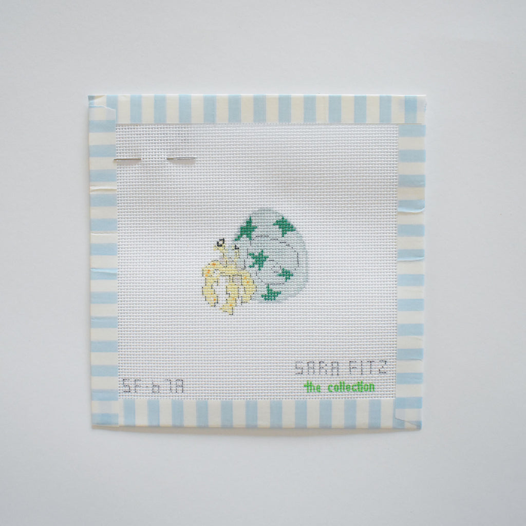 MINI Star Hermit Crab Needlepoint