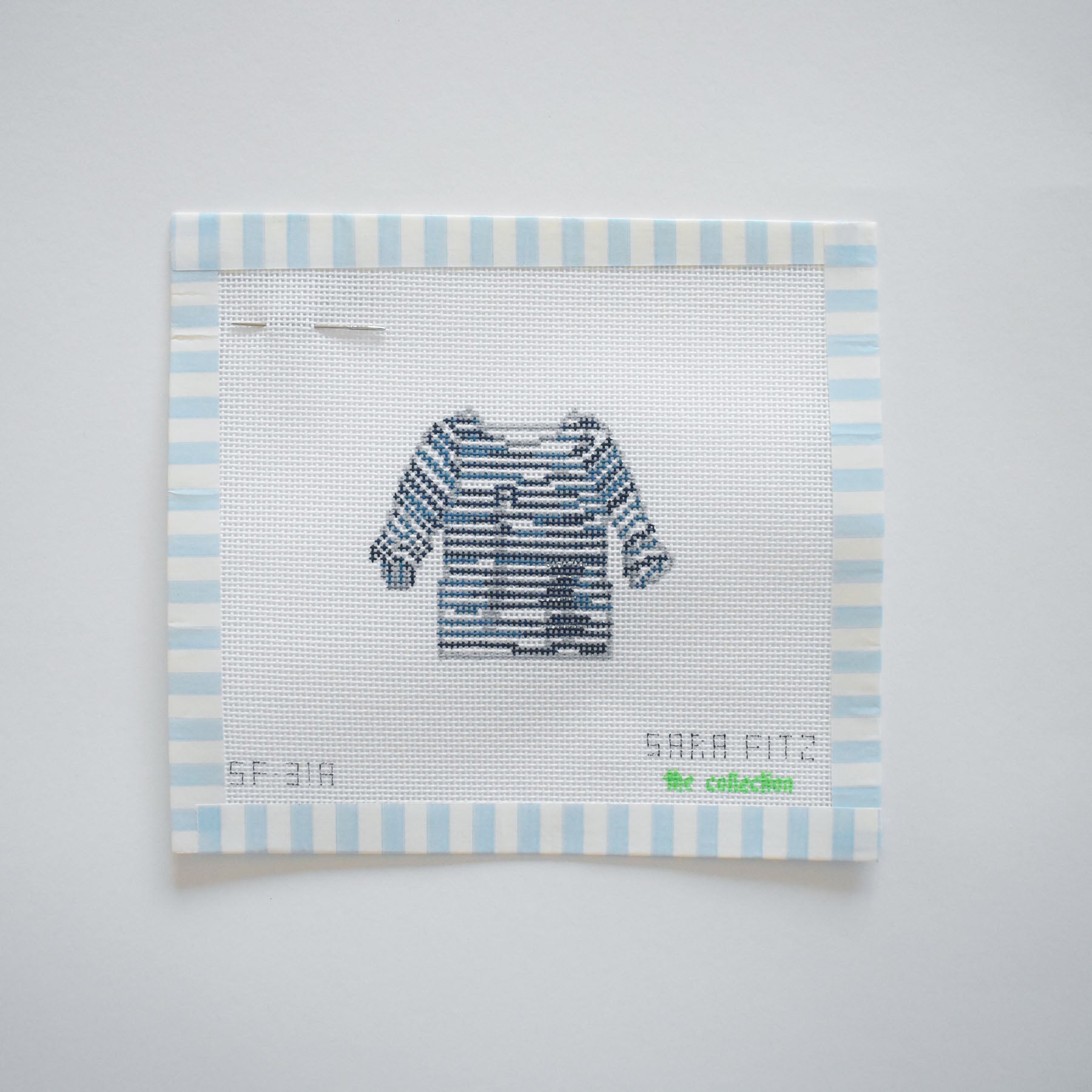 MINI Striped Shirt Needlepoint