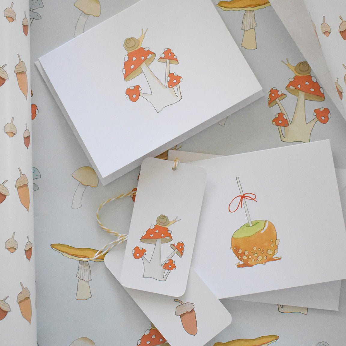 Mushroom Tags by Sara Fitz