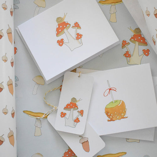 Mushroom Tags by Sara Fitz