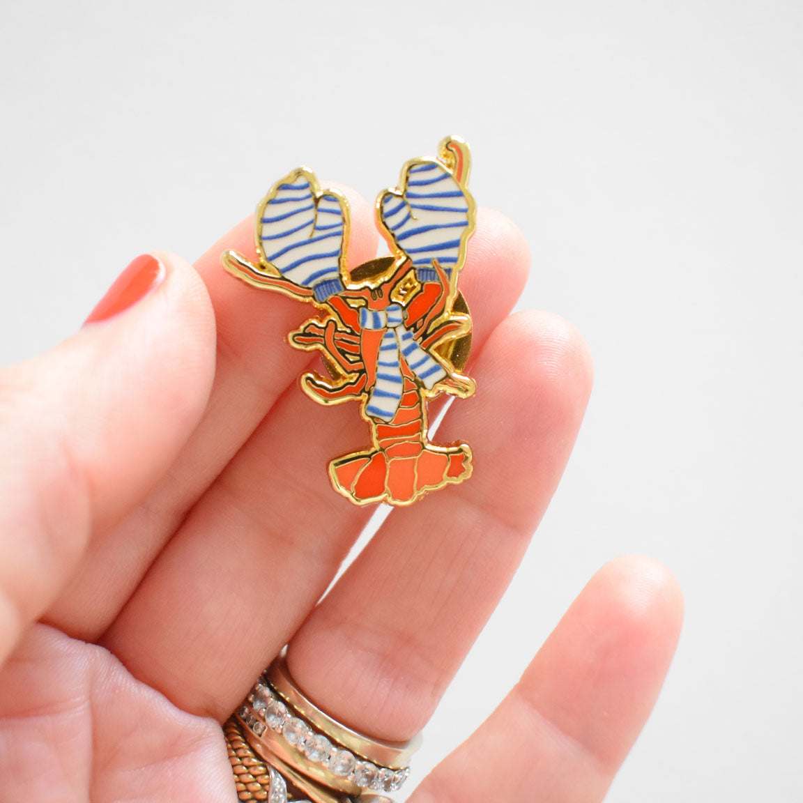 Cozy Lobster Needle Minder