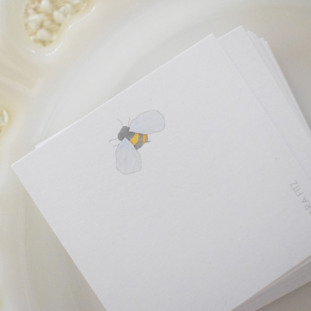 Bee Notelet by Sara Fitz