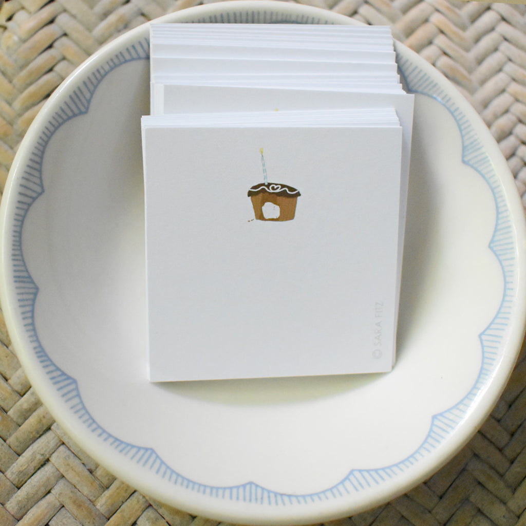 Happy Happy Notelet by Sara Fitz