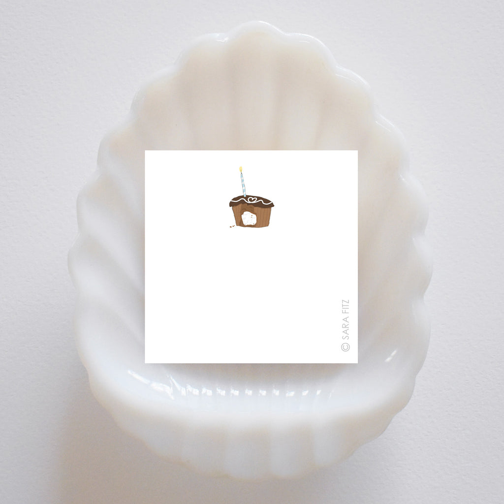 Happy Happy Notelet by Sara Fitz