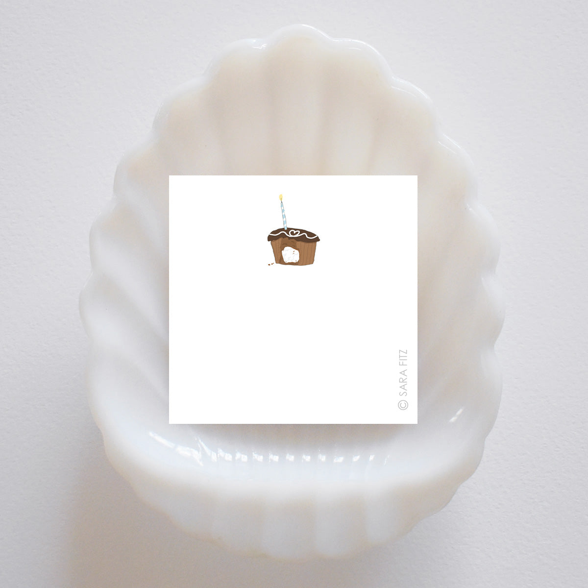 Happy Happy Notelet by Sara Fitz