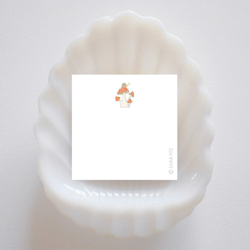 Mushroom Notelet by Sara Fitz
