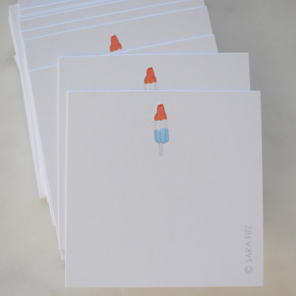 Popsicle Notelet by Sara Fitz